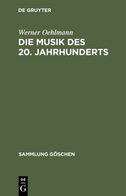 Produktbild: Die Musik des 20. Jahrhunderts