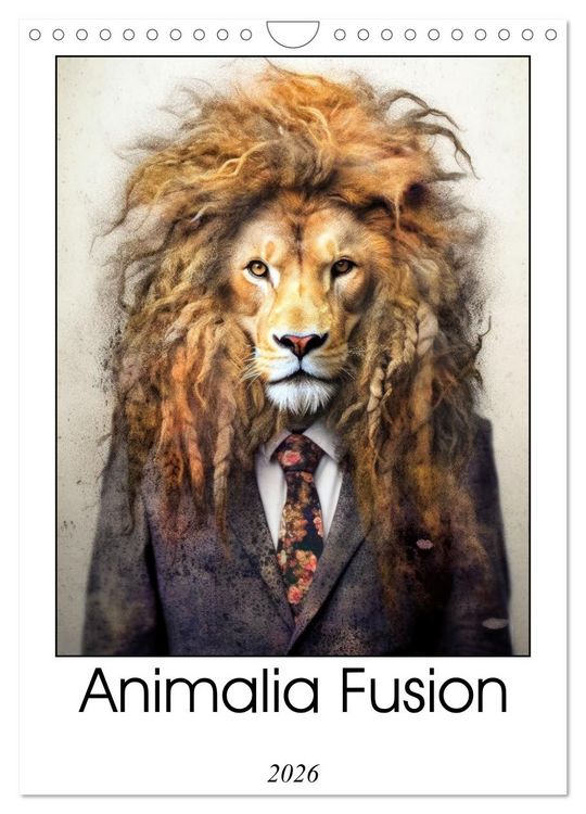 Produktbild: Animalia Fusion (Wall Calendar 2026 DIN A4 portrait), CALVENDO 12 Month Wall Calendar