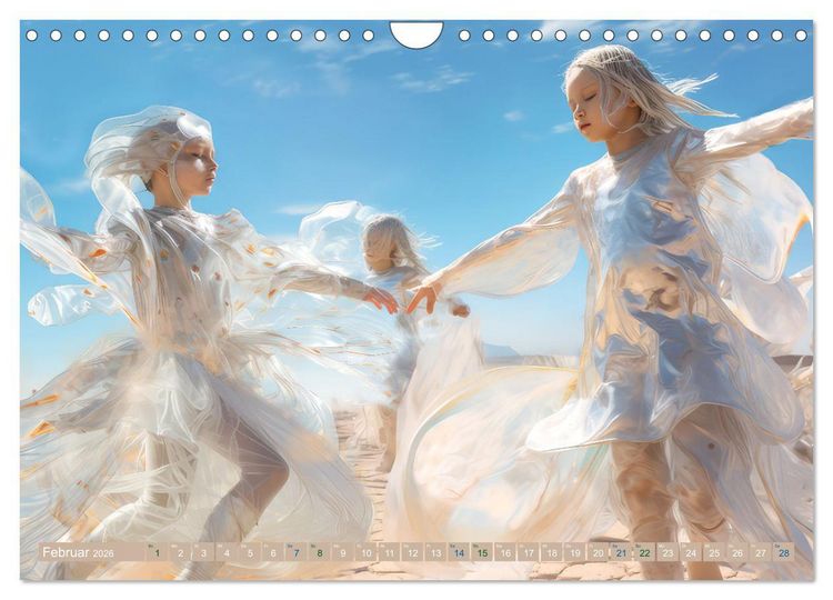 Produktbild: T&auml;nzer im surrealen Stil (Wandkalender 2026 DIN A4 quer), CALVENDO Monatskalender
