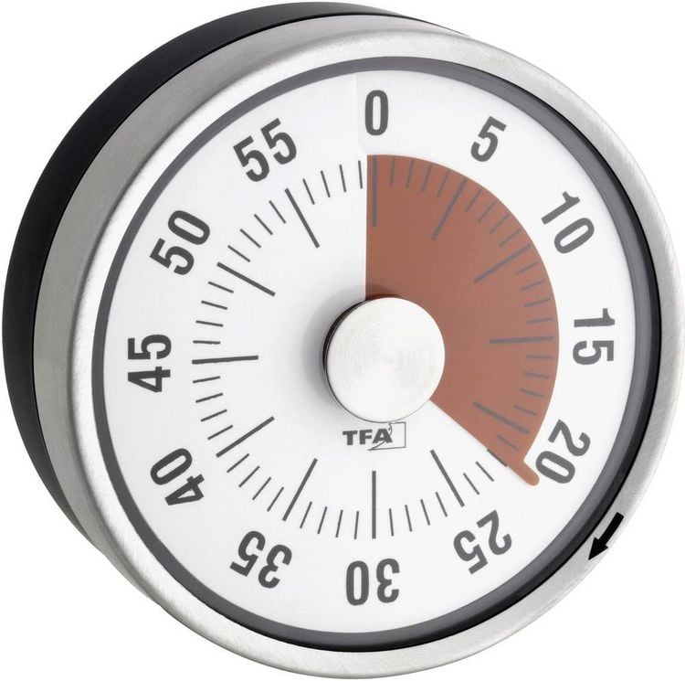 Produktbild: TFA Dostmann Puck Timer Anthrazit analog
