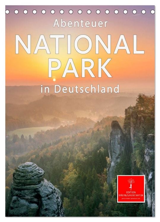 Produktbild: Abenteuer Nationalpark in Deutschland (Tischkalender 2026 DIN A5 hoch), CALVENDO Monatskalender