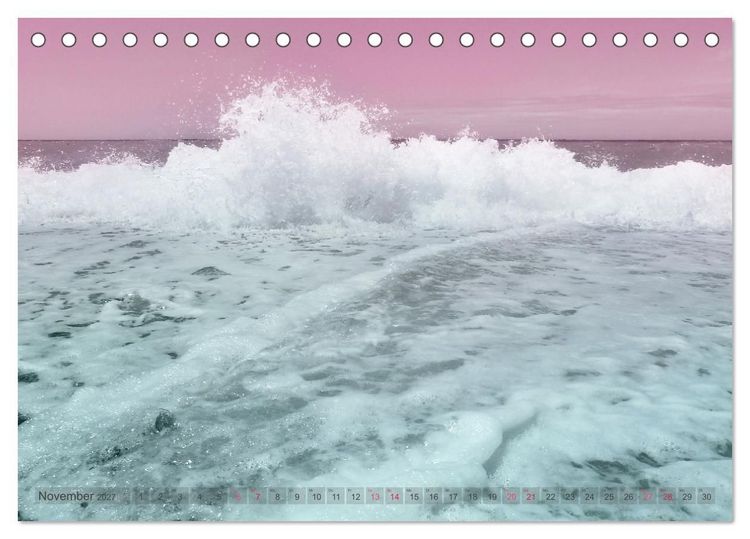 Produktbild: Photo-Art / Ozean (Tischkalender 2027 DIN A5 quer), CALVENDO Monatskalender