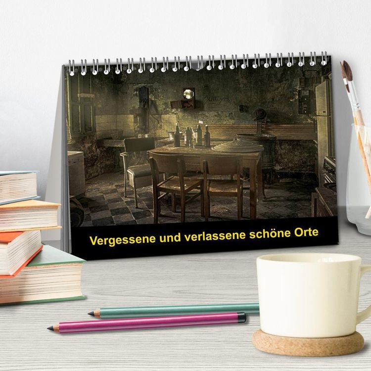 Produktbild: Vergessene und verlassene sch&ouml;ne Orte (Tischkalender 2027 DIN A5 quer), CALVENDO Monatskalender