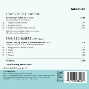 Produktbild: Maisenberg spielt Grieg und Schubert