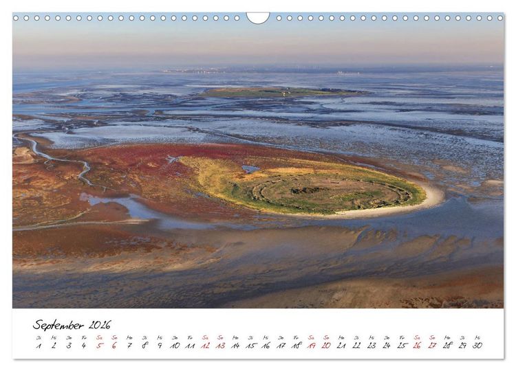 Produktbild: Naturpark Wattenmeer und Helgoland (Wandkalender 2026 DIN A3 quer), CALVENDO Monatskalender