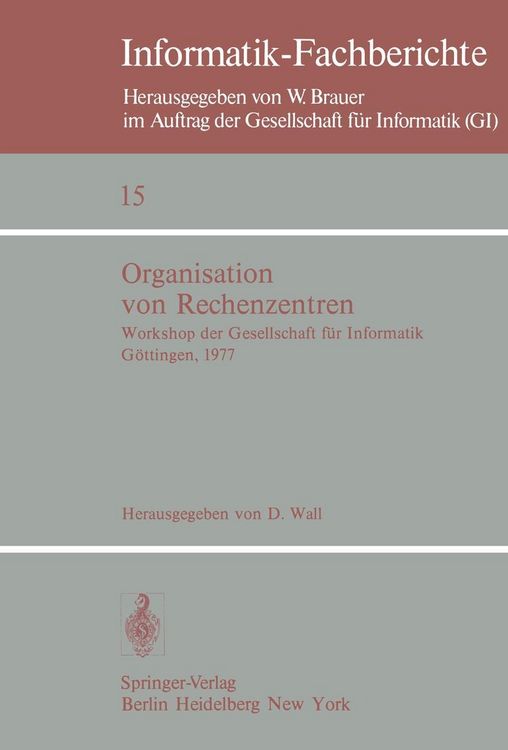 Produktbild: Organisation von Rechenzentren