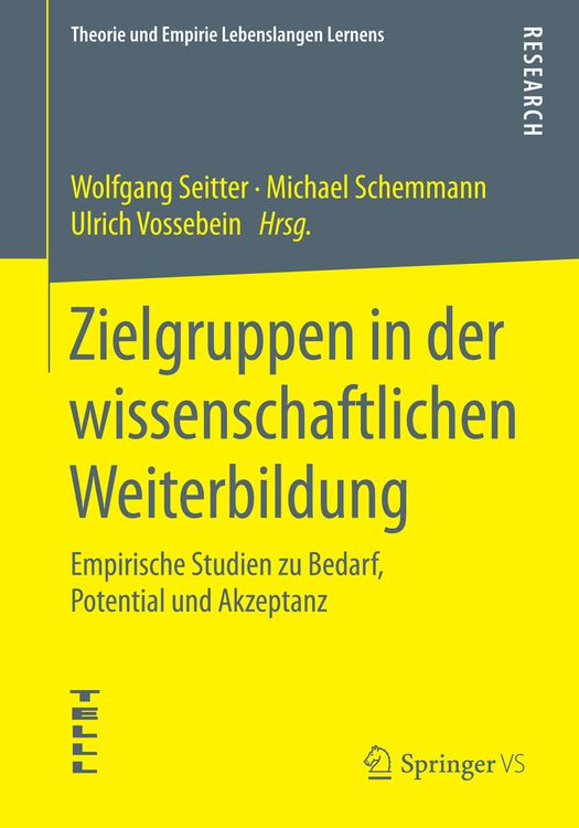 Produktbild: Zielgruppen in der wissenschaftlichen Weiterbildung
