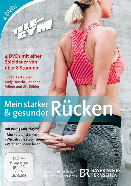 Produktbild: Tele-Gym - Mein starker & gesunder R&uuml;cken [4 DVDs]