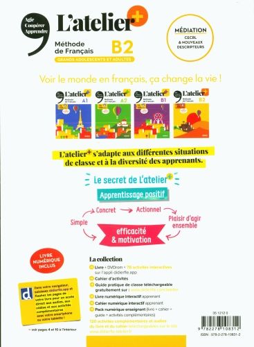 Produktbild: L'atelier - M&eacute;thode de Fran&ccedil;ais - Ausgabe 2023 &ndash; L&rsquo;atelier+ - B2