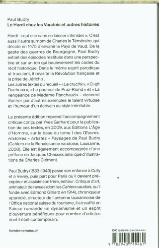 Produktbild: Le Hardi chez les Vaudois et autres histoires