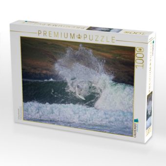 Produktbild: CALVENDO Puzzle Surfing Leidenschaft | 1000 Teile Lege-Gr&ouml;&szlig;e 64x48cm Foto-Puzzle f&uuml;r gl&uuml;ckliche Stunden