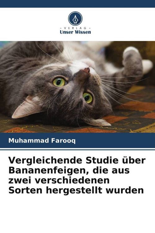 Produktbild: Vergleichende Studie &uuml;ber Bananenfeigen, die aus zwei verschiedenen Sorten hergestellt wurden