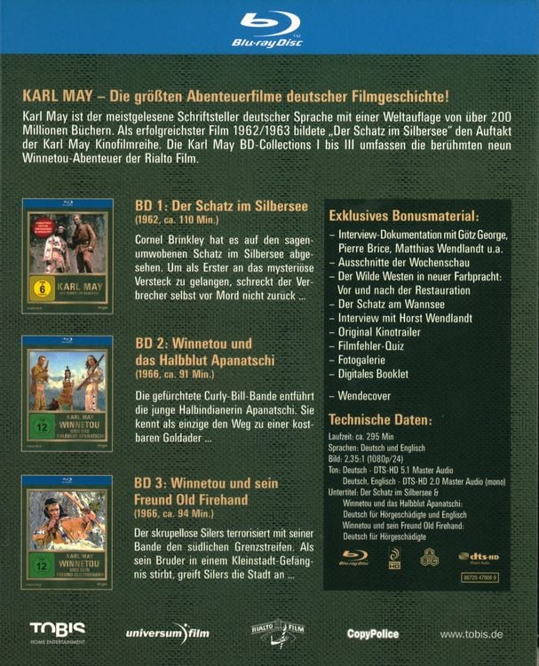 Produktbild: Karl May - Collection No. 1 [3 BRs]