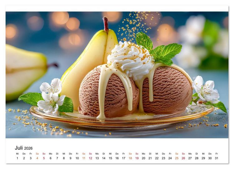 Produktbild: EIS dich gl&uuml;cklich (Wandkalender 2026 DIN A2 quer), CALVENDO Monatskalender