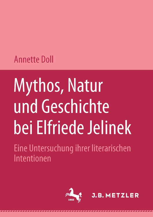 Produktbild: Mythos, Natur und Geschichte bei Elfriede Jelinek