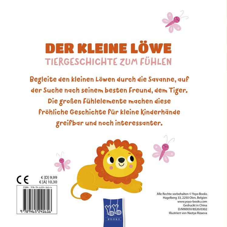 Produktbild: Der kleine L&ouml;we - Tiergeschichte zum F&uuml;hlen