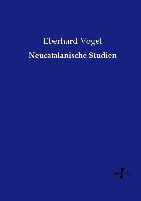 Produktbild: Neucatalanische Studien