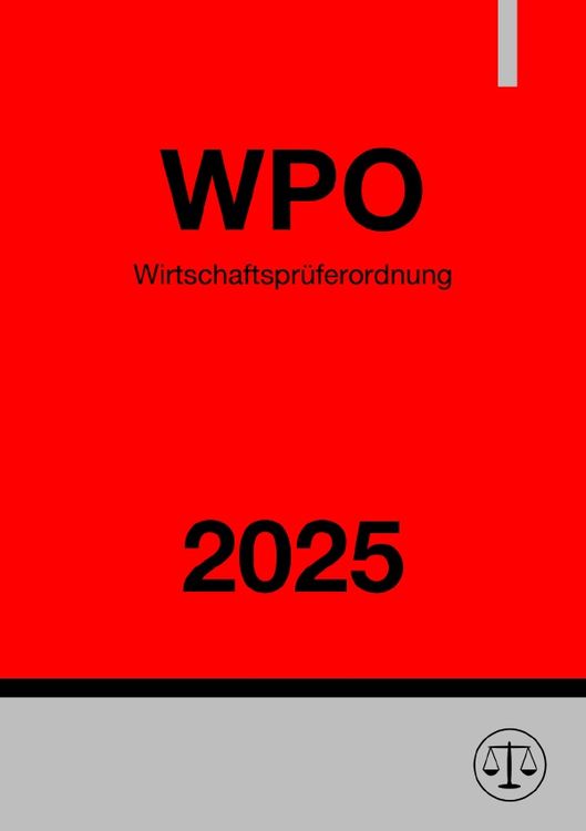 Produktbild: Wirtschaftspr&uuml;ferordnung - WPO 2025