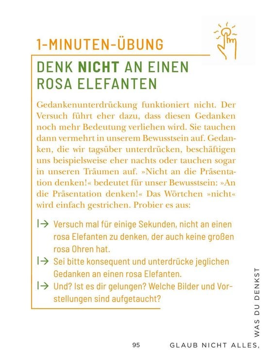 Produktbild: Die 1-Minuten-Strategie gegen Overthinking