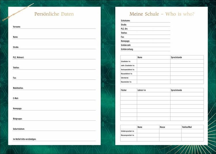 Produktbild: Harry Potter 17-Monats-Kalenderbuch A5 2027 - 17 Monate. Von August 2026 bis Dezember 2027