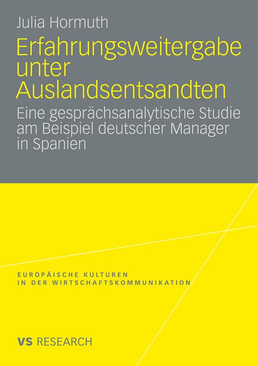 Produktbild: Erfahrungsweitergabe unter Auslandsentsandten