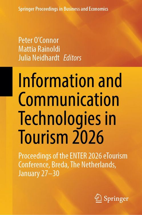 Produktbild: Information and Communication Technologies in Tourism 2026