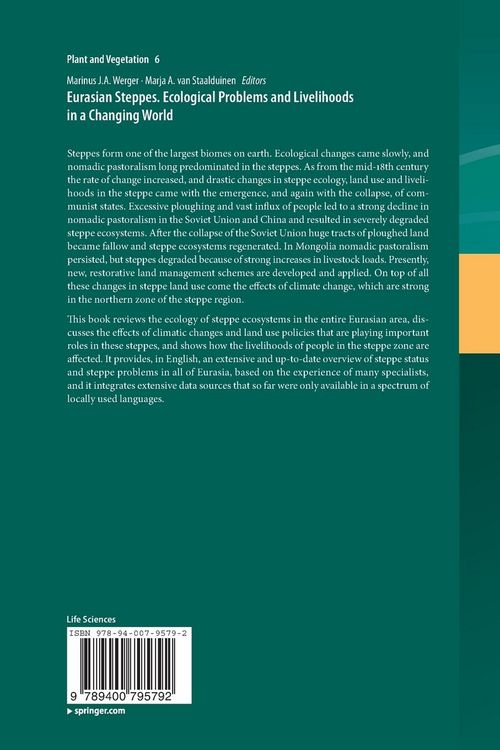 Produktbild: Eurasian Steppes. Ecological Problems and Livelihoods in a Changing World