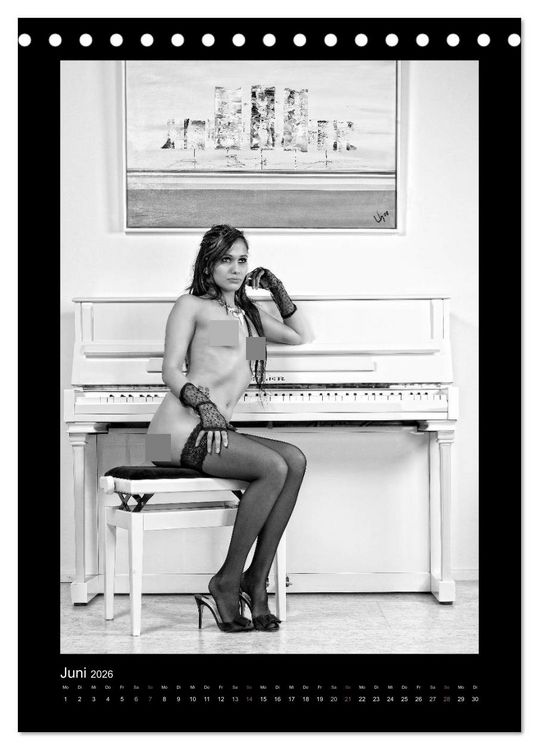 Produktbild: Eromusica - The Art Of Sensual Music (Tischkalender 2026 DIN A5 hoch), CALVENDO Monatskalender
