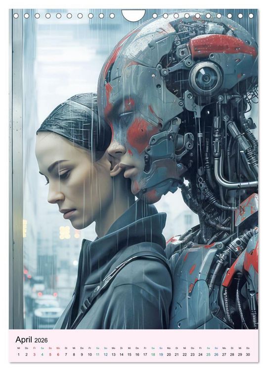 Produktbild: Sci-fi Welten - Fantasiebilder (Wandkalender 2026 DIN A4 hoch), CALVENDO Monatskalender