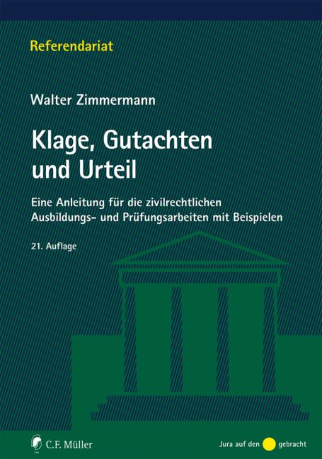 Produktbild: Klage, Gutachten und Urteil