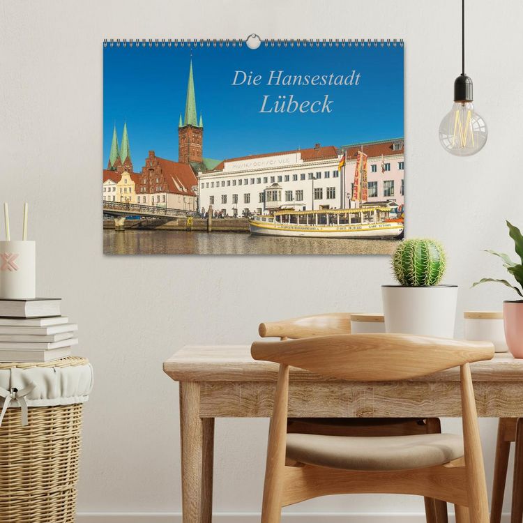 Produktbild: Die Hansestadt L&uuml;beck (Wandkalender 2026 DIN A3 quer), CALVENDO Monatskalender