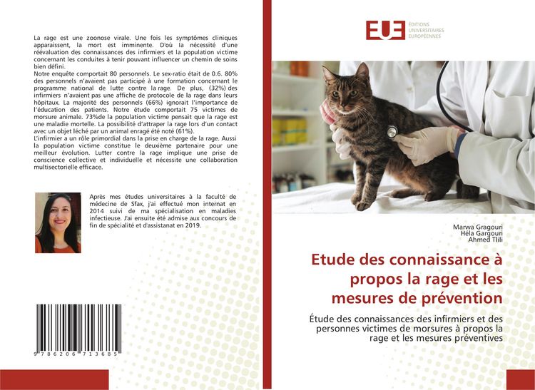 Produktbild: Etude des connaissance &agrave; propos la rage et les mesures de pr&eacute;vention