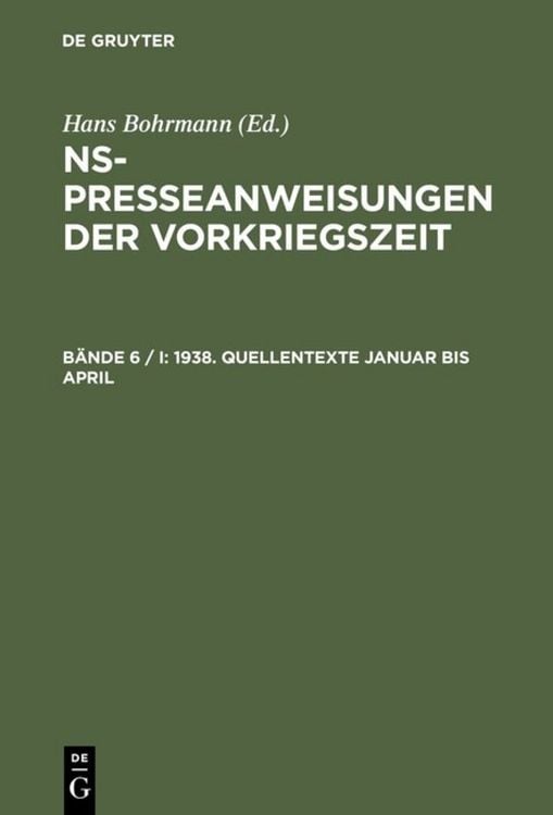 Produktbild: 1938. Quellentexte