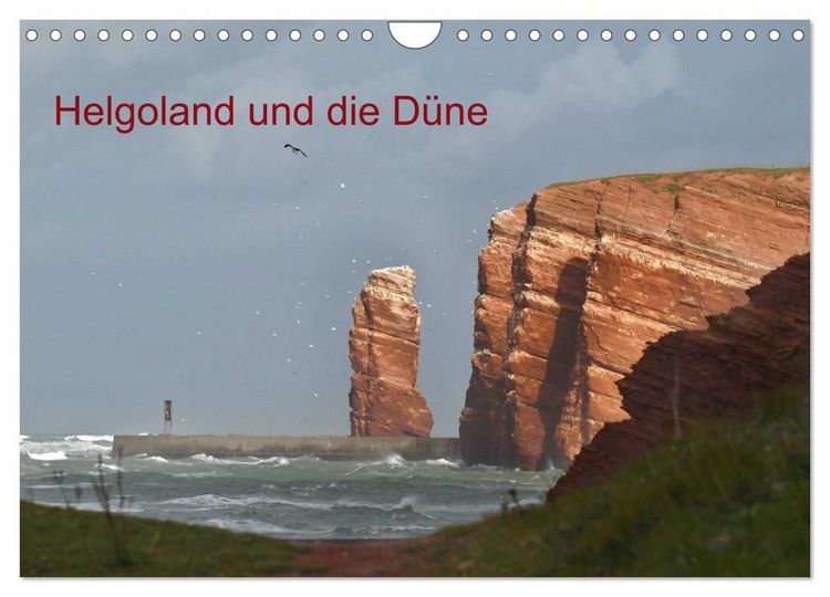 Produktbild: Helgoland und die D&uuml;ne (Wandkalender 2027 DIN A4 quer), CALVENDO Monatskalender