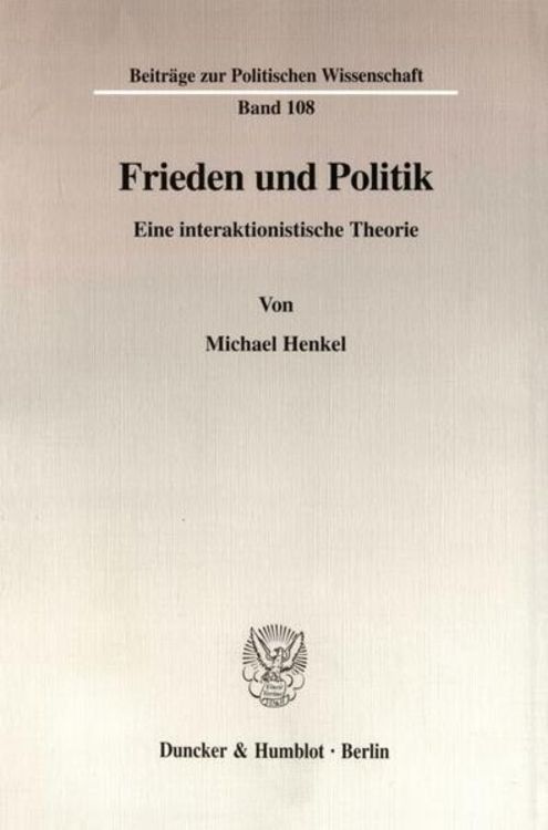 Produktbild: Frieden und Politik.