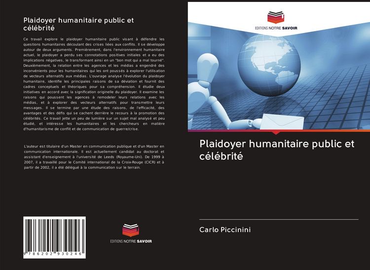 Produktbild: Plaidoyer humanitaire public et c&eacute;l&eacute;brit&eacute;