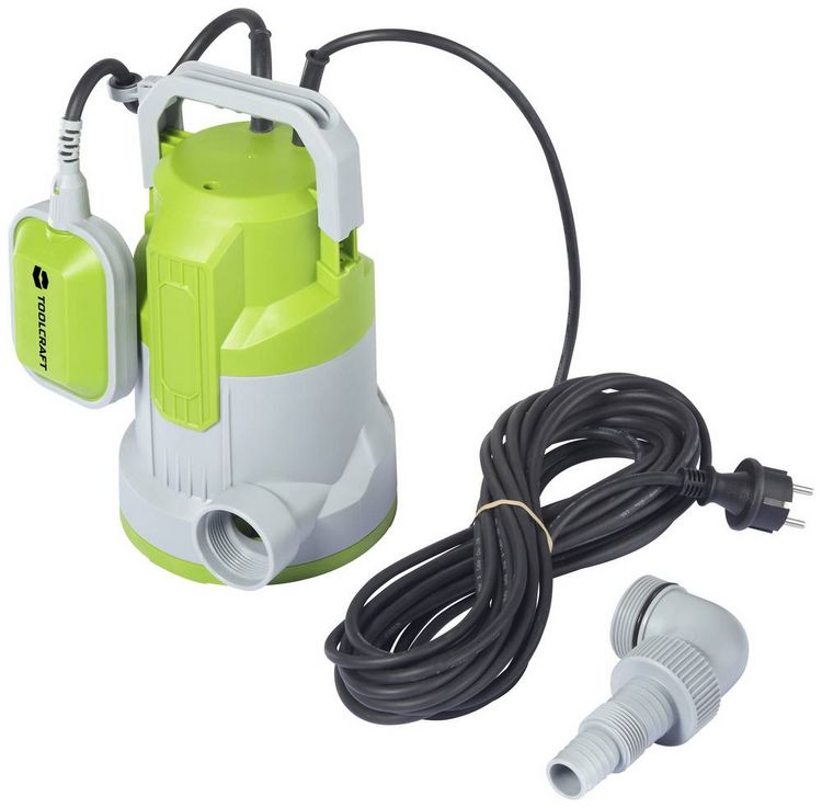 Produktbild: TOOLCRAFT TO-9632052 Klarwasser-Tauchpumpe 8500 l/h 6m