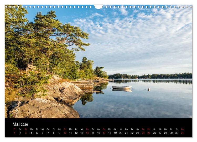 Produktbild: Sch&auml;rengarten an der schwedischen Ostk&uuml;ste (Wandkalender 2026 DIN A3 quer), CALVENDO Monatskalender