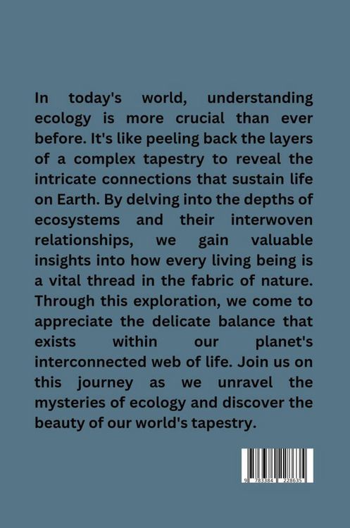 Produktbild: Unraveling Ecology's Tapestry: Insights into Life's Interconnected Web
