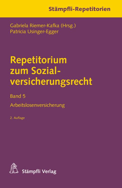 Produktbild: Repetitorium zum Sozialversicherungsrecht Band 5