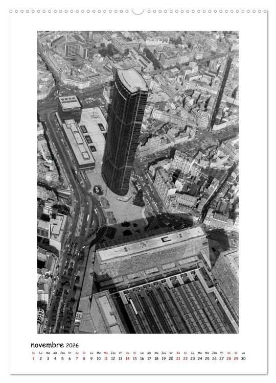Produktbild: Visage de Paris, ann&eacute;es 1970 (Calendrier mural 2026 DIN A2 horizontal), CALVENDO calendrier mensuel