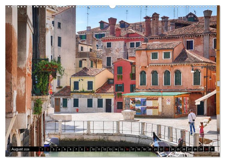 Produktbild: Venedig - Der andere Blick (Wandkalender 2026 DIN A2 quer), CALVENDO Monatskalender