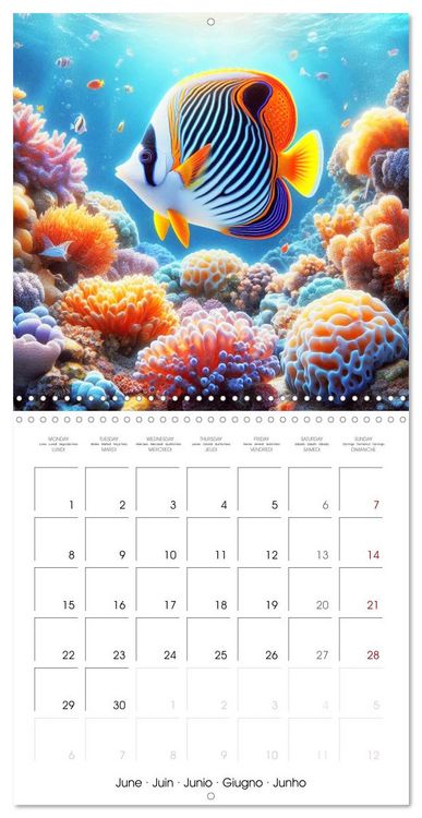 Produktbild: Sea Creatures of the Coral Reefs (Wall Calendar 2026 12 &times; 12 Inch) CALVENDO 12 Month Wall Calendar