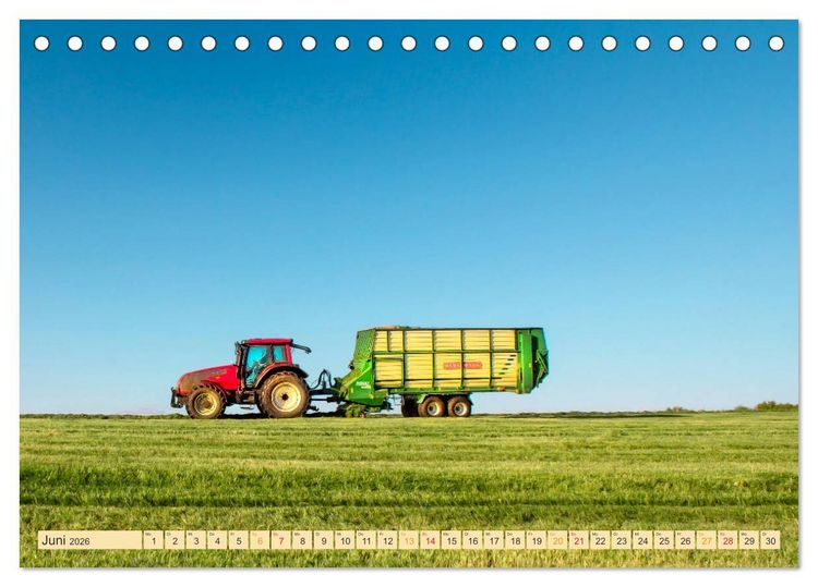Produktbild: Landwirtschaft - Hightech und Handarbeit (Tischkalender 2026 DIN A5 quer), CALVENDO Monatskalender