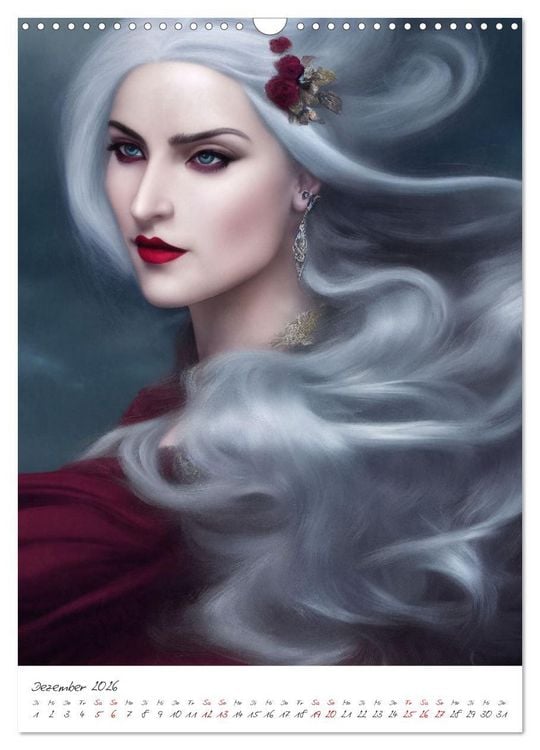 Produktbild: Dark Fantasy Art - Zeit der Helden (Wandkalender 2026 DIN A3 hoch), CALVENDO Monatskalender