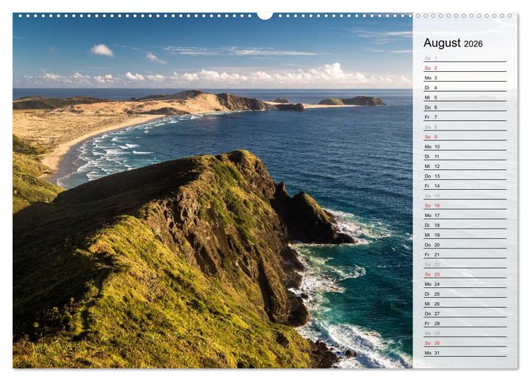 Produktbild: Sehnsucht nach Neuseeland (Wandkalender 2026 DIN A2 quer), CALVENDO Monatskalender
