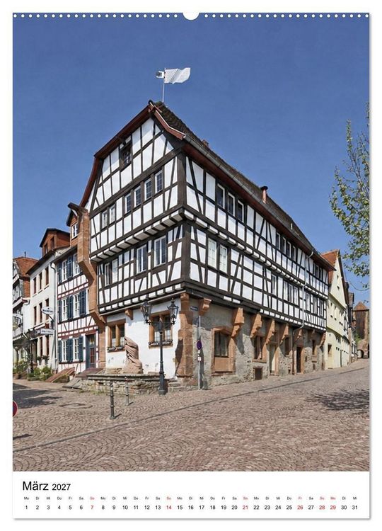 Produktbild: Gelnhausen Stadt vertikal (hochwertiger Premium Wandkalender 2027 DIN A2 hoch), Kunstdruck in Hochglanz
