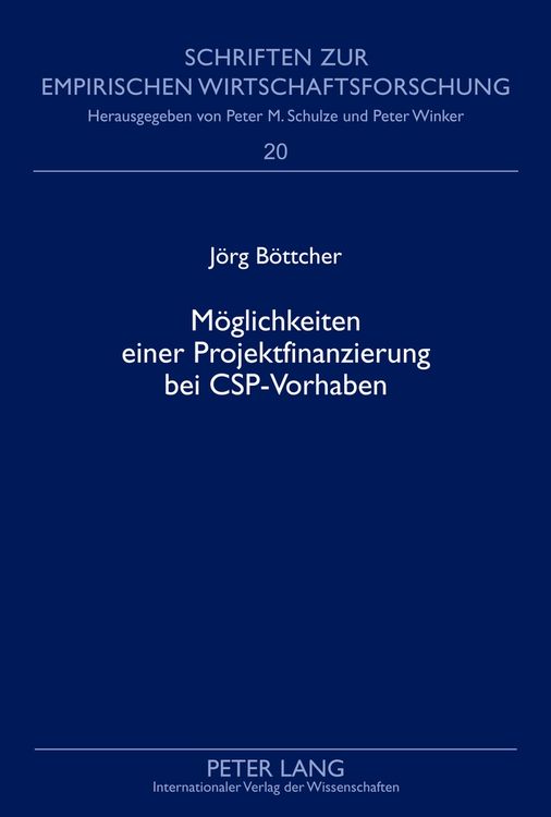 Bild vom Artikel Möglichkeiten einer Projektfinanzierung bei CSP-Vorhaben vom Autor Jörg Böttcher