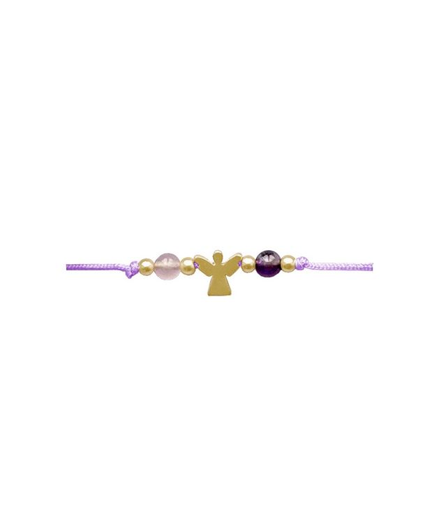 Produktbild: Armband - Perlenarmband mit Engelanh&auml;nger