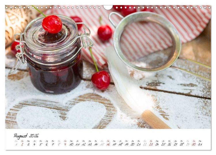 Produktbild: Kirschen aus dem Garten &ndash; Erntekalender (Wandkalender 2026 DIN A3 quer), CALVENDO Monatskalender